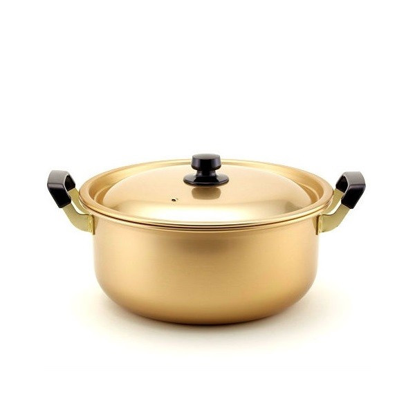 楽天市場】/即納/ アカオ しゅう酸アルマイト段付鍋 33cm 日本製