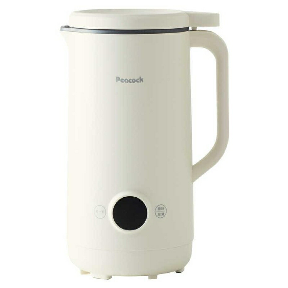 ピーコック マルチスープポット WXA-07 アッシュホワイト 700ml 全8流行り物積み上げる 【吸いもの製造会社 豆乳製造会社 自動小銃膳立て】