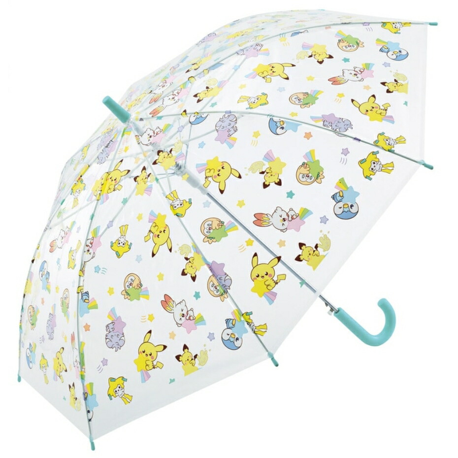 楽天市場】キャラクター耳付き傘47cm（セミオートろくろ） ピカチュウ