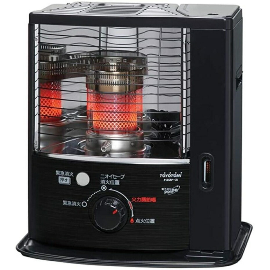 楽天市場】トヨトミ RSV-23N 石油ストーブ 反射形 ブラック 電子点火
