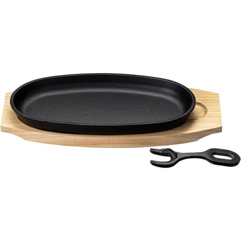 楽天市場】イシガキ産業 4544 鉄鋳物大判ステーキ皿 1枚組 【IH