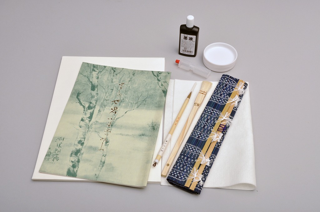 楽天市場 長期保管品 なぞり描き簡単水墨セット 水墨画 簡単 手軽 なぞり書き 趣味 酒井産業 酒井産業 くらしと木のおもちゃ