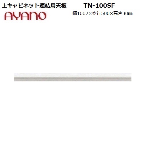 【奥行50cm】上下連結用天板 TN-100SF / カウンター用 TN-100SC / S:ホワイト色のみW1002×D500×H30mm 【受注生産】