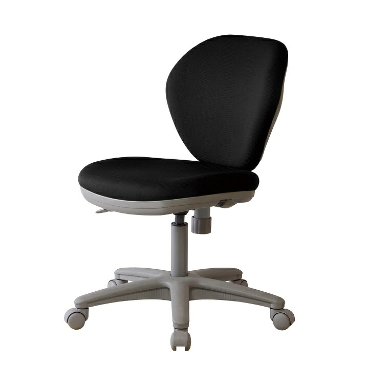 オフィスチェア (ALPHA-G/BK)サイズ：W440×D570×H800~930mm　SH425~555　(組立品)