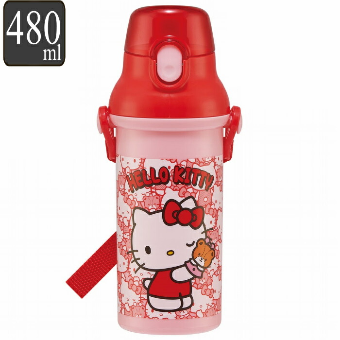 楽天市場】水筒 リトルツインスターズ 直飲みプラワンタッチボトル