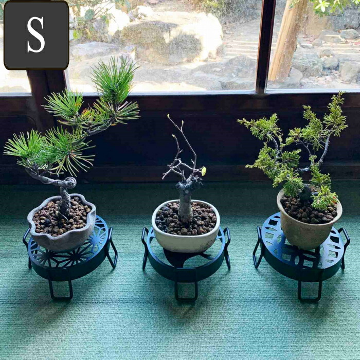 ZENGXJYCQINGJIANG 盆栽ディスプレイテーブル 円形盆栽