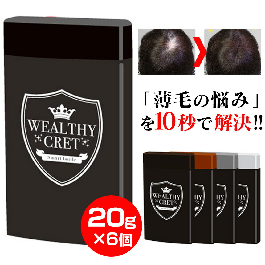 楽天市場】【送料無料】 ウェルシークレット ≪20g×3個≫ 増毛