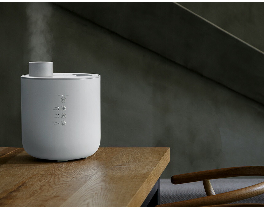 上部給水式スチーム加湿器 フォグチムニー St T2140wh 加湿器 上部給水式 スチーム加湿器 加湿器 スチーム スチーム式 大容量 スリーアップ 加湿 加熱式 おしゃれ 大容量 卓上 大容量 2 5l かわいい 卓上加湿器 タイマー 加湿機 ウイルス対策 上部給水加湿器 オフィス