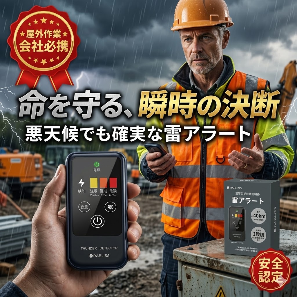 【2026年青写真】意味有りげな人の安全性のあるを守る 持ちはこぶ型 雷さがし当てる器 雷アラート 雷電注意報器 雷検知器 高感じやすさ 最大限度40粁さがし当てる 3座標軸注意報 光 音 振りまわす 防塵防滴 ゴルフ 御釣り 難民キャンプ 室外やり方
