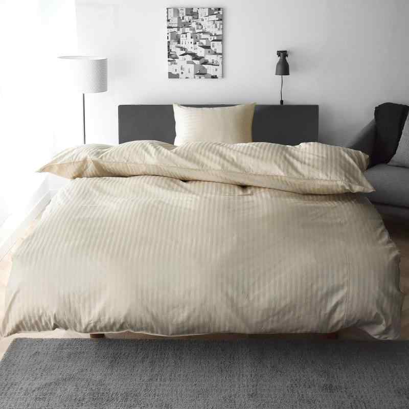 Sleep Tailor 日本製 布団押しかぶせる仕掛ける シングル 3点仕掛ける （掛け布団押しかぶせる 敷き布団押しかぶせる 枕押しかぶせる ）綿100％ 315本密集して出どころ 繻子縞模様 超長綿 防壁蝨目 北欧 泊まり遣りかた シーツセッ