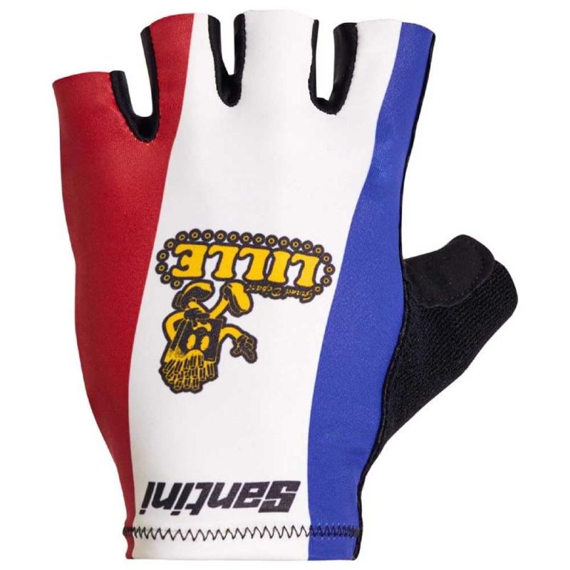 サンティーニ(Santini) サイクリング 手袋 ツール・ド・フランス2025 TDF GRAND D・・PART LILLE - GLOVES グランディパール グローブ XLサイズ