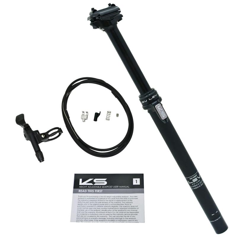 Kind Shock KS LEV 27.2x455粍 Remote Dropper Adjustable Seatpost Travel 120粍, VH2797