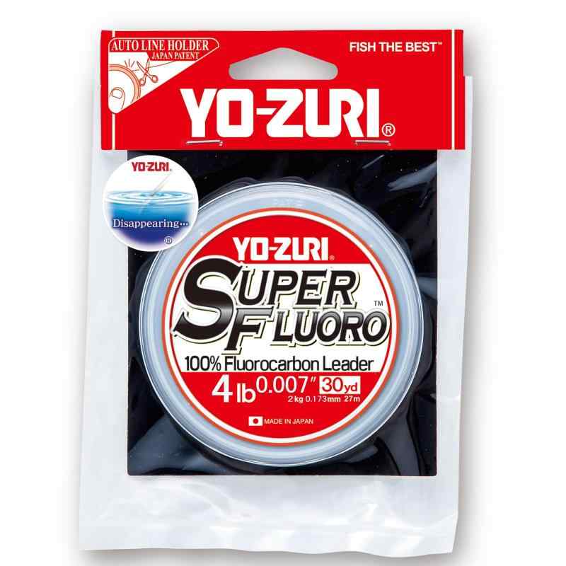 YO-ZURI(ヨーヅリ) フロロカーボンライン スーパーフロロ 30YDS/100YDS カラー:クリアー