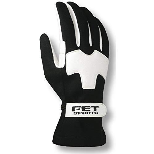 FET sports/エフイーティースポーツ 3Dライトウエイトグラブ レーシンググラブ グローブ ブラック×ホワイト XLサイズ 71172508FT3DLW08 6,625円