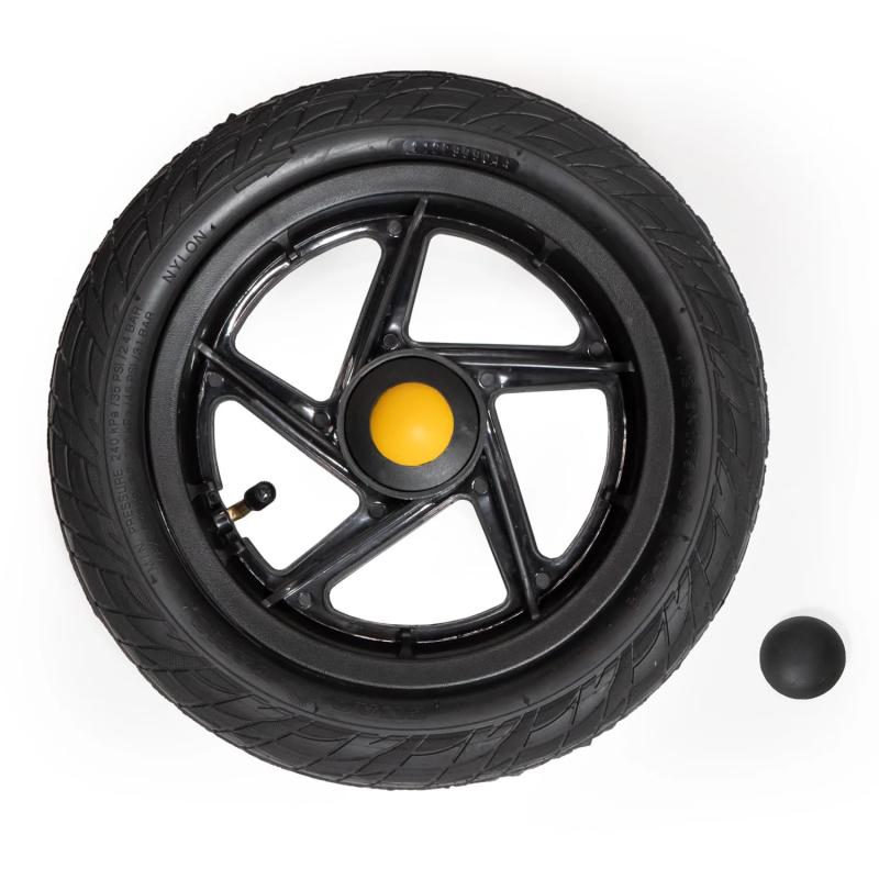 Burley(バーレー) トレーラ部分品 車輪 12.5 黒いこと