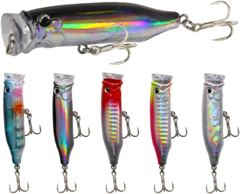 トップウォーター ルアーセット 15個 オールドルアー トップウォータールアーセット ポッパー プラグ