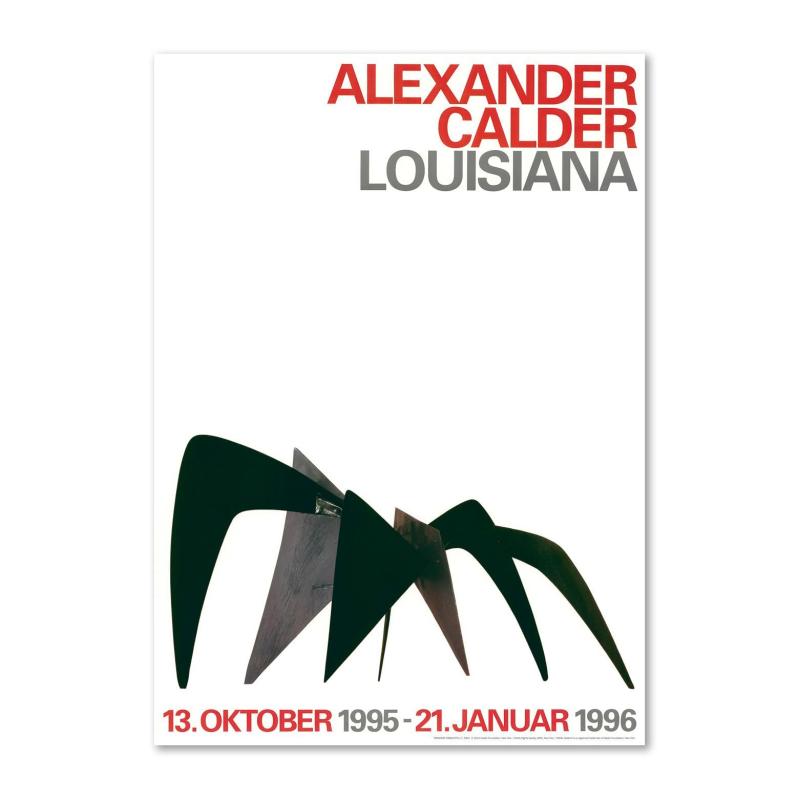 デンマーク ルイジアナ近代美術館 ポスター Alexander Calder - Anteater Anniversary poster A2 42&times;59.4cm｜暮らしセレクト