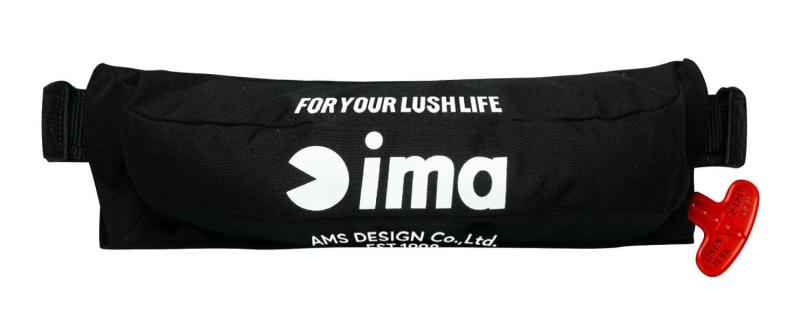 アムズデザイン(Ima) アイマ インフレータブル ライフ ベルト (ima INFLATABLE LIFE BELT) #T-LJ010 logo BLACK