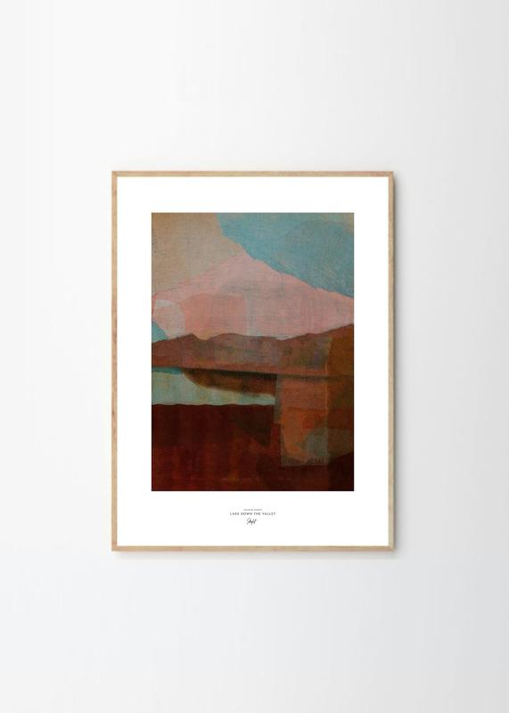 THE POSTER CLUB ポスタークラブ Lake Down the Valley 50×70cm Johannes Geppert