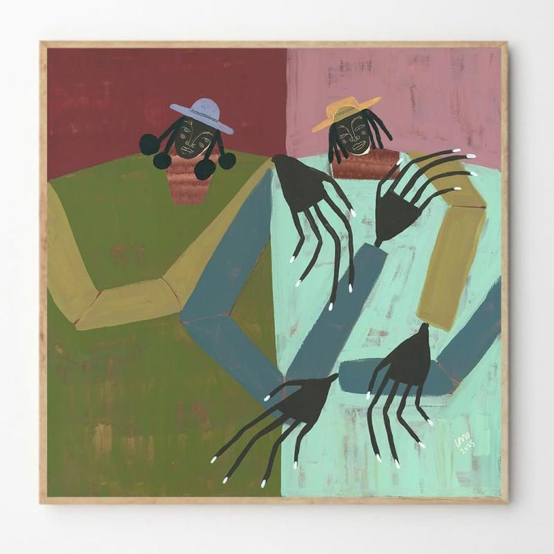 THE POSTER CLUB ポスタークラブ Together No. 03 50×50cm Ibi Meier-Oruitemeka