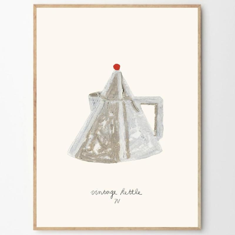 THE POSTER CLUB ポスタークラブ Vintage Kettle 50×70cm Isabelle Vandeplassche