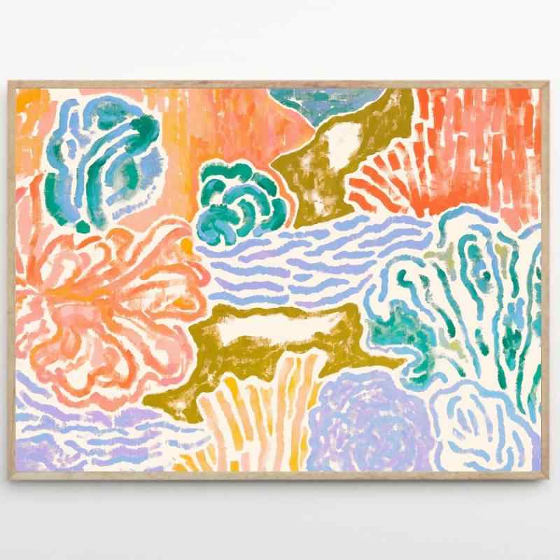 THE POSTER CLUB ポスタークラブ Lush Valley 50×70cm Josefina Preumayr