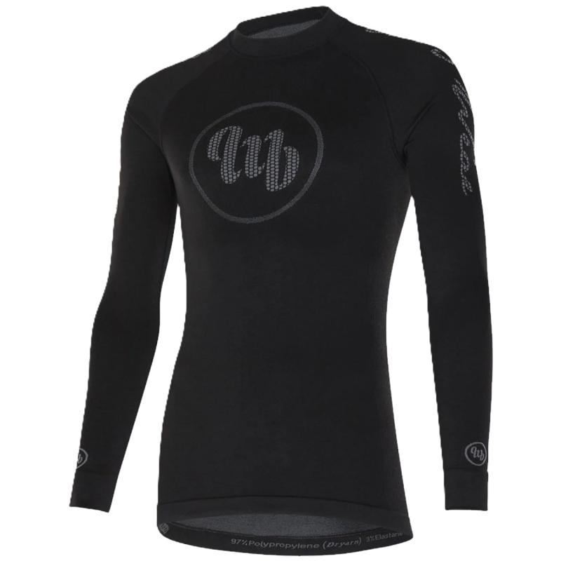 [エムビー ウェア] モダン Freedom Long Sleeve Base Layer メンズ ブラック｜暮らしセレクト