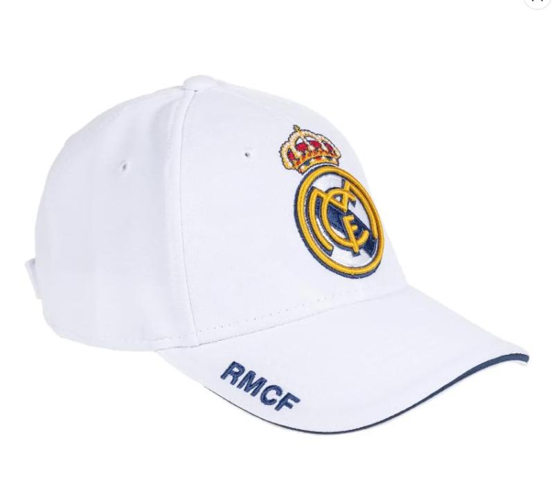 [Real Madrid] レアルマドリード オフィシャル 帽子 キャップ ホワイト Crest Cap - White [並行輸入品]