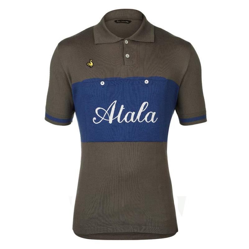 デマルキ De Marchi 自転車 ロードバイク クラシック イタリア製 ATALA 1949 JERSEY WOOL 100% Lサイズ 8000391202078|暮らしセレクト