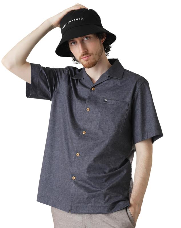 TravisMathew(トラヴィスマシュー) メンズ 半袖 公公然たるプルオーバー(吸水速乾燥した) / ゴルフ / 7AL030メンズ