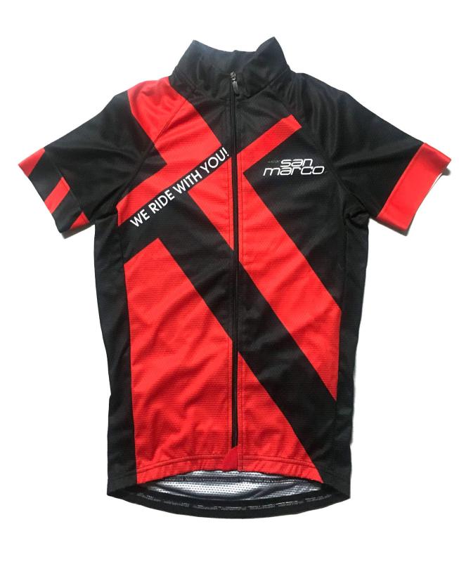 [セラ サンマルコ] 自転車 ロード バイク マウンテン MTB ウェア ジャージ RACING JERSEY BLK/RED