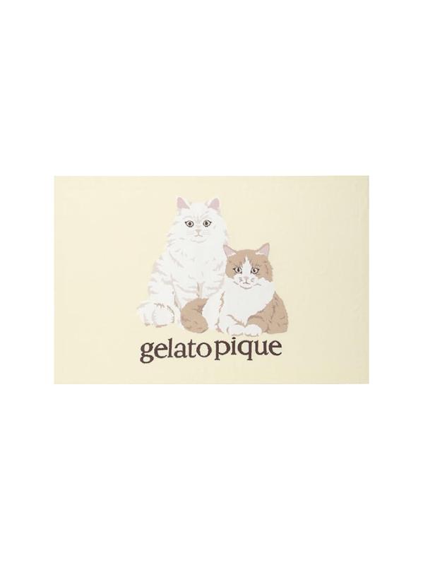 gelato pique(ジェラート ピケ) キャットジャガードブランケットPWGG261542レディース