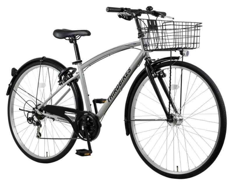 THIRDBIKES【完膚なきまで精神的な統合送りとどける】スーパーソニックタウン 27in 6段変速 薄墨色