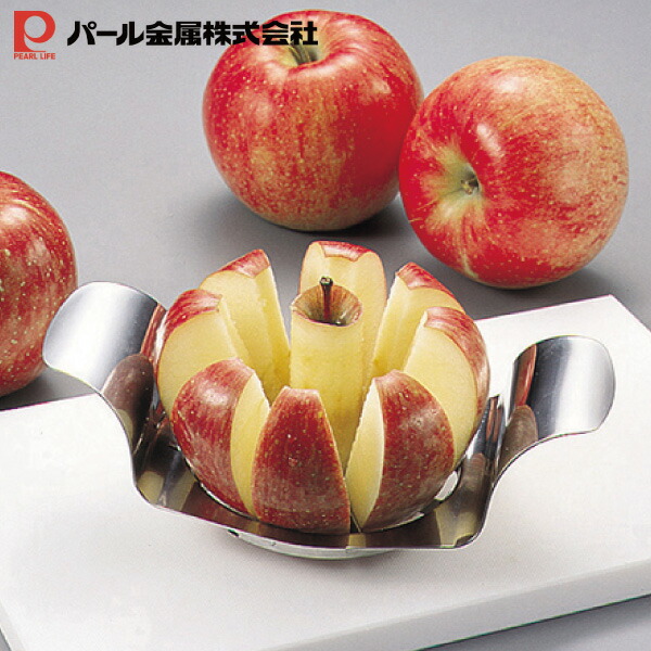 楽天市場 200円offクーポン 9 24 1 59 要取得 パール金属 C 3756 便利小物 オールステン アップルカッター りんご リンゴ 簡単 均等 カット くらし屋
