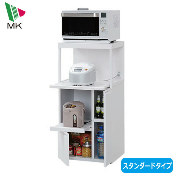 エムケー精工　ＭＫレンジ台　ファインキッチン　米びつ１２ｋｇ付き 山善 米びつ付き レンジ台 幅48cm 米びつ/12kg ファインキッチン