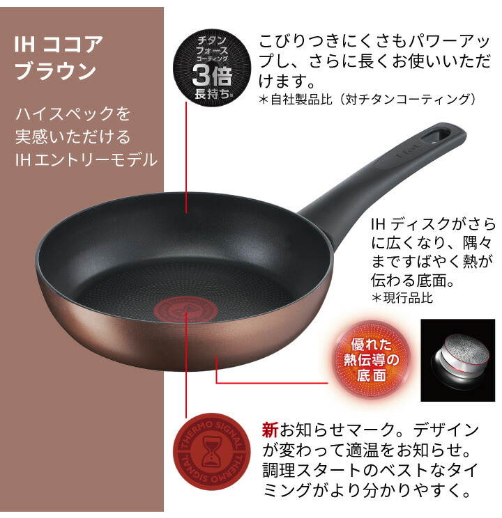 ティファール ホットチョコレートブラウン ウォックパン 28cm G炒め鍋 深形姿フライパン よい 維持 こびりつきにくい 耐久気立て 熱情トランスミッション性 Cannes Encheres Com