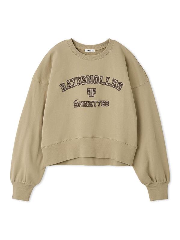 [フレイ アイディー] フレンチロゴスウェット FWCT254192 レディース
