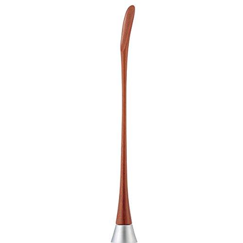 [Jパルス] デザイナーズ靴べら スタンド付ロング靴べら SHOEHORN SPILLO/スピッロ 玄関周りのおしゃれに (ダークウッド)