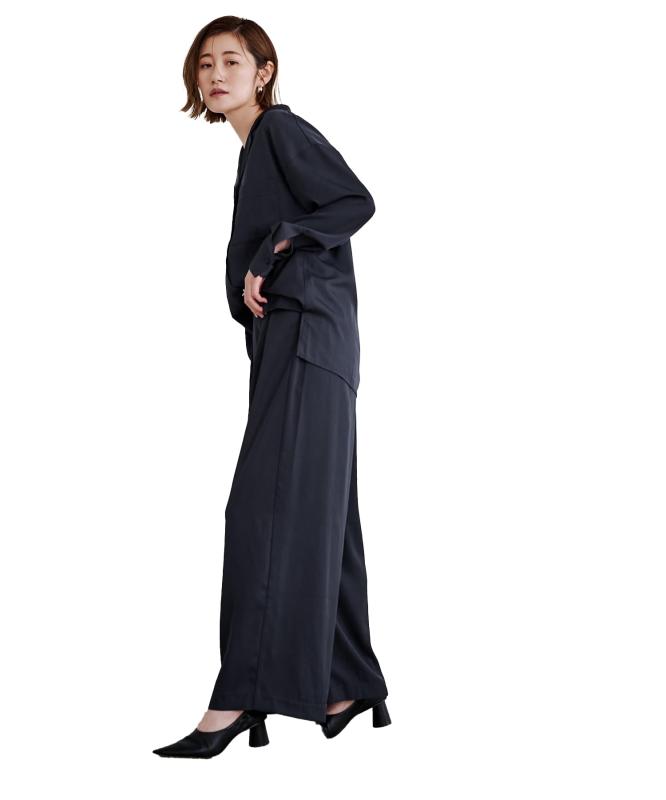 [ユアーズ] 着痩せ ワイドパンツ BEXN2021 レディース｜暮らし堂ショップ