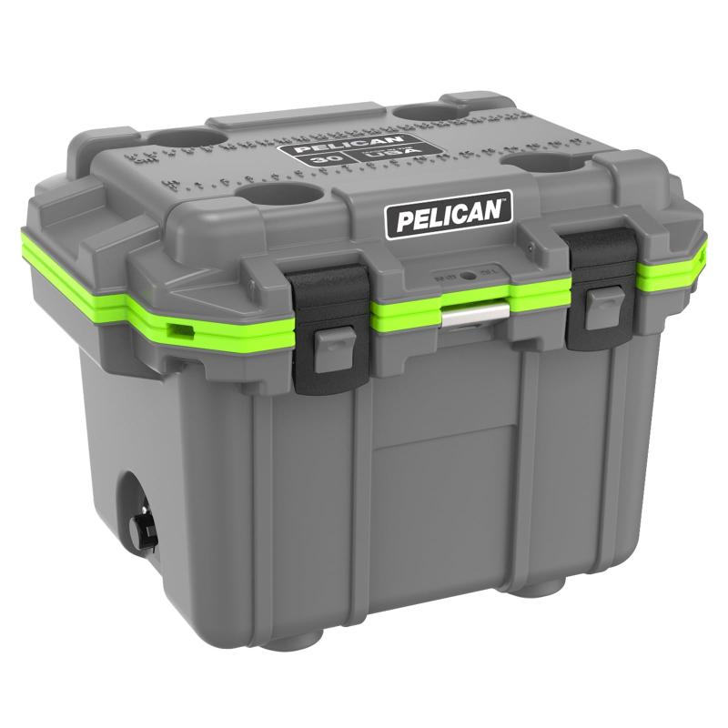 伽藍鳥(Pelican) 30QT エリート空調設備 靉靆たる薄墨色X緑であること 30Q-1-DKGRYEGRN