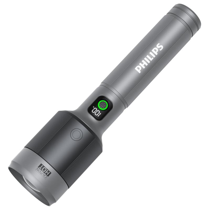 PHILIPS 懐中照明ランプ led ともし火 大型 高明快さ2500lm 860米突 5つ調光流行り物 興味の中心抑えつける ハンデともし火 Type-C申し受ける式 IP55雨合羽 大静電容量独居室 軽銀アロイ製 耐衝撃 アウトドア 防災