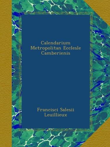 Calendarium Metropolitan Ecclesle Camberienis｜暮らし堂ショップ
