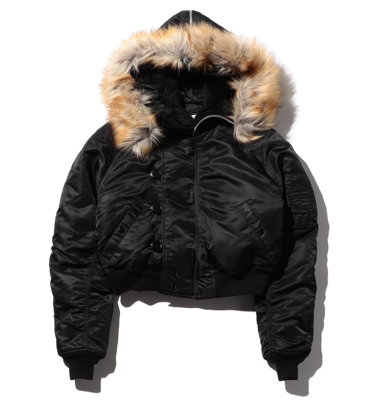 Valley Apparel (バレーアパレル) ミリタリーアウターレディース N-2B ショートナイロンジャケットレディース