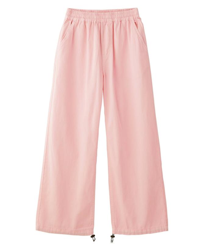 [エックスガール] パンツ FACE LABEL EASY PANTS レディース