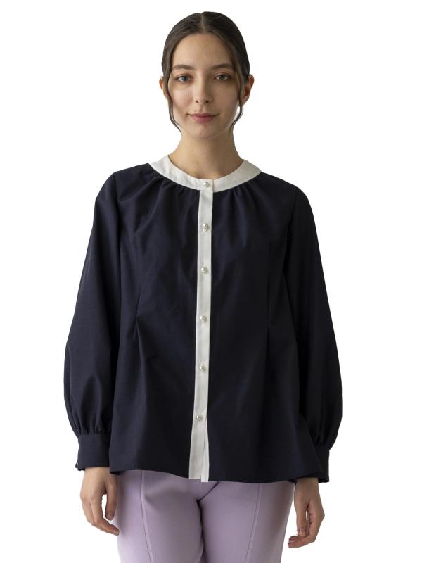 楽天市場】SONO (ソーノ) ブラウス ダブルフリルケープ フレア UV