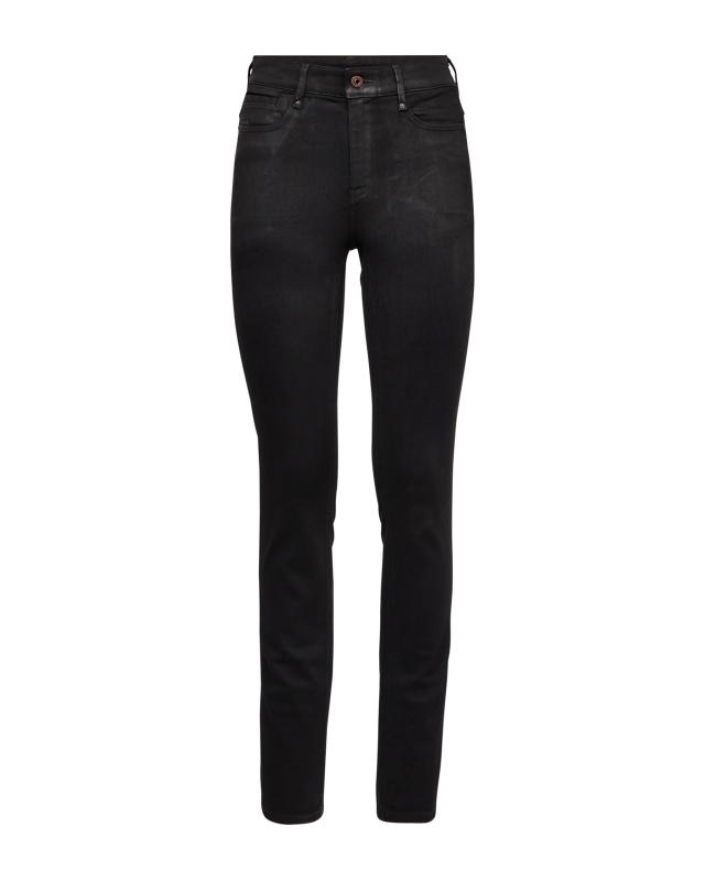 [ジースターロゥ] ジーンズ デニムパンツ レディース ストレートフィット Noxer Navy High Straight Jeans