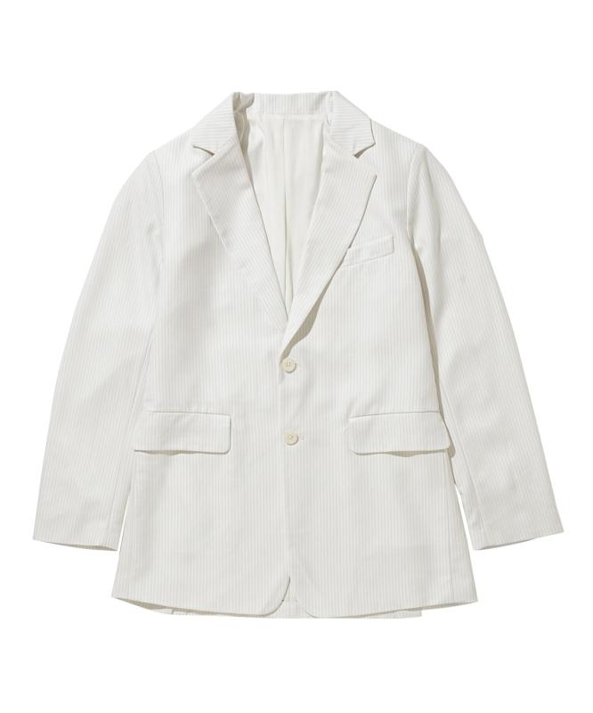[サタデーズ ニューヨークシティ] ジャケット Aria Pinstripe Blazer レディース シロメイン (10)