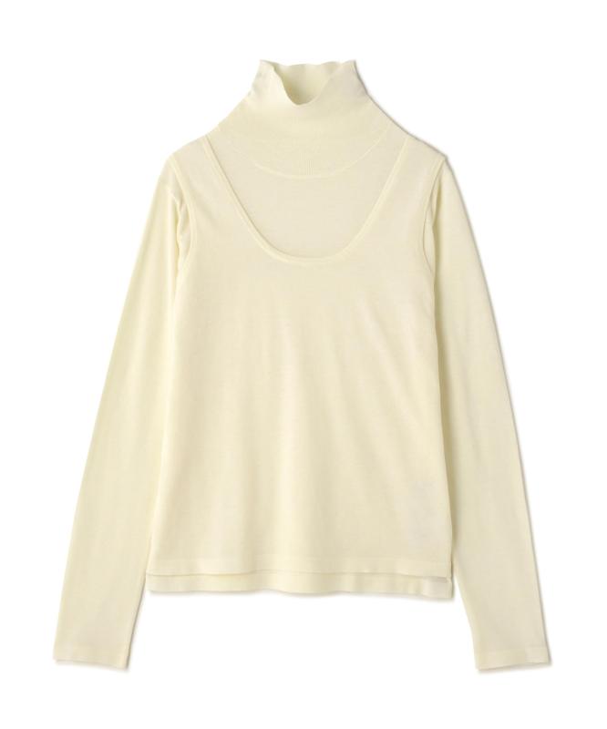 N.Natural Beauty Basic*(エヌナチュラルビューティーベーシック*) セータータンクレイヤータートルニットレディース