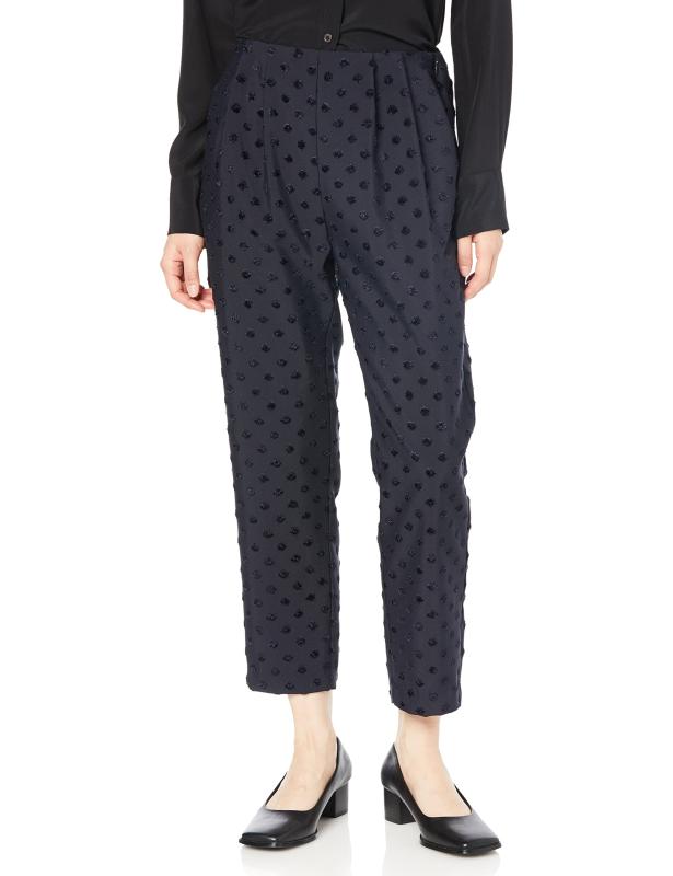 [ソーノ] NAVY -Dot JACQUARD- テーパードパンツ 米国海軍 1