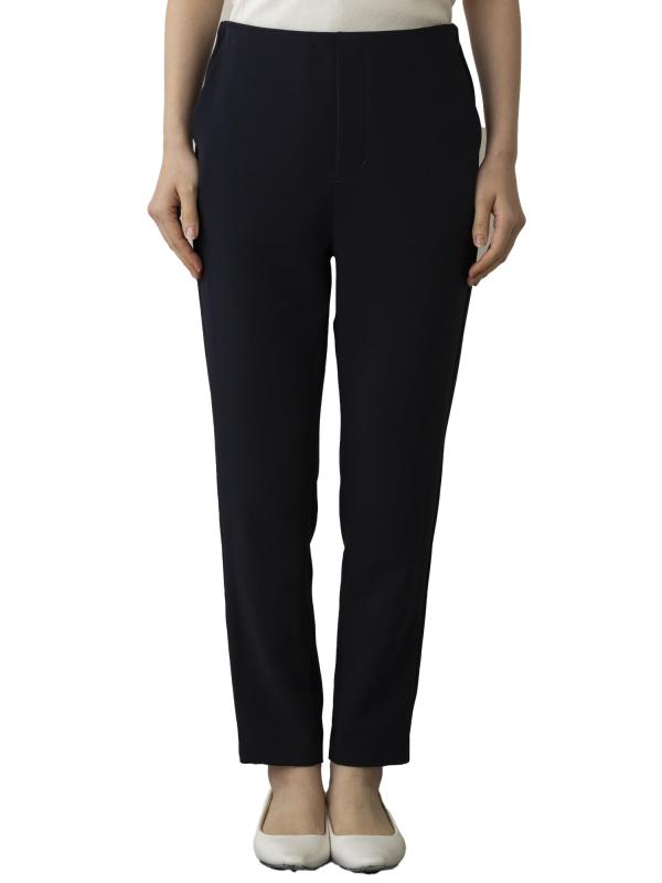 [SONO] パンツ NAVY <防しわダブルクロス> スティックテーパードパンツ レディース S251PV044